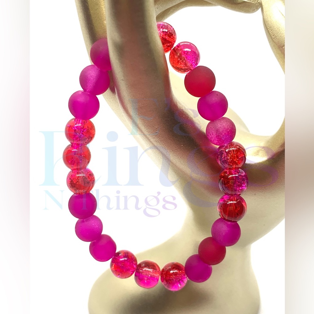 [Pink Passion] Cute Beaded Bracelet